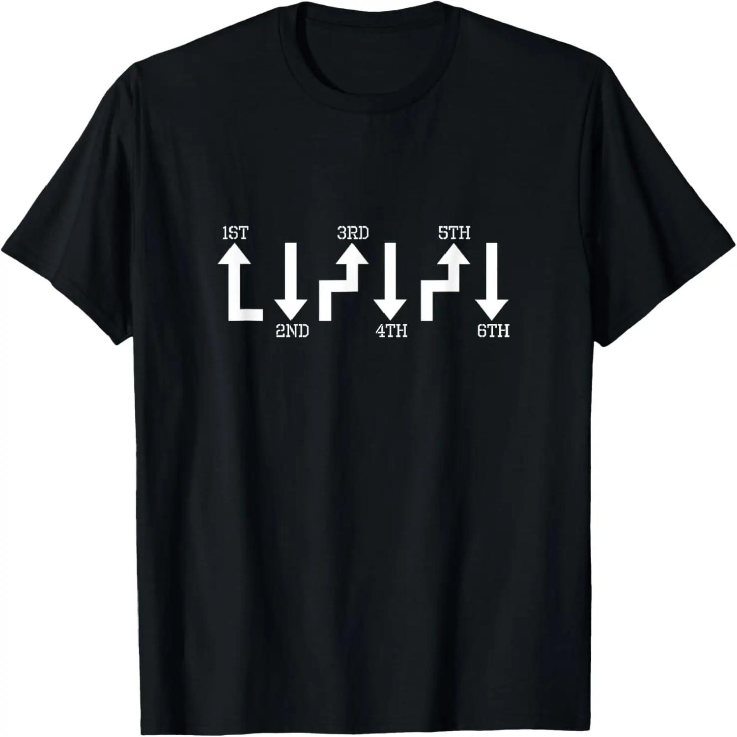 Manual Transmission Gears Stick Shift Driver T-Shirt XXXXXL разноцветный