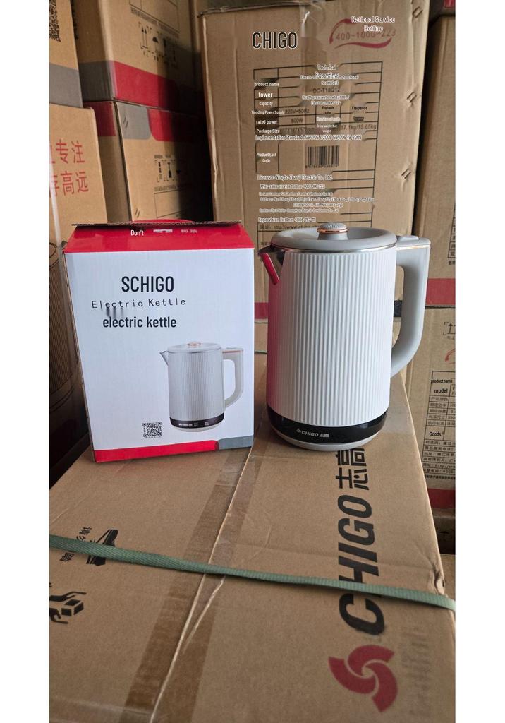 Zhigao Household Electric Kettle with Auto Power-off, Large Capacity, and Insulation for Dormitories.