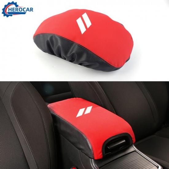 Red Center Console Armrest Box  Cover Pad Cushion for Dodge Charger/300c 2011-23