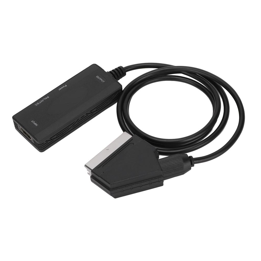 HD Multimedia Interface to SCART Converter Full HD 720P 1080P AV Adapter for HDTV Monitor Projector