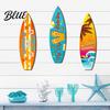 Coastal Home Decoration Decor Sign Wall Wooden Art Hawaiian Surfboard Tropical Beach Summer Aloha Theme Hanging Plaque Sign for