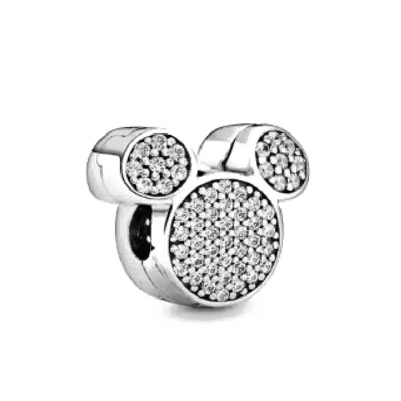 European 925 Silver Charm Pendant for Boys, Girls, Ducks, Planes, Mice Suitable for Original Bracelets DIY Jewelry Accessories