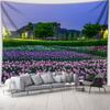 1pc Ultra Large Size Colorful Tulip Landscape Photo Huge Digital Printing Tapestry Aesthetic Printing Polyester for Living R