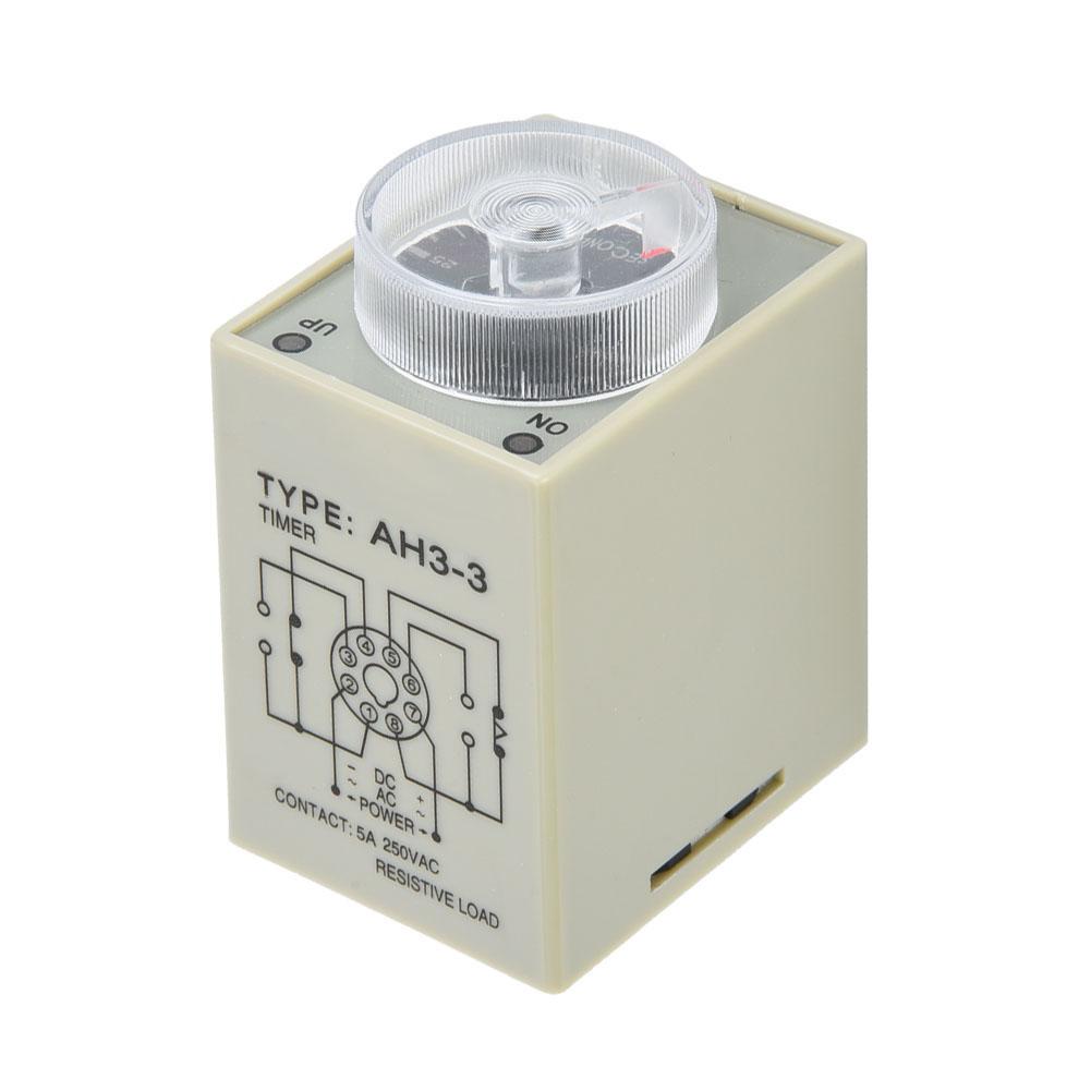 Mechanical Equipment Timer  Time Relay 30S 8 Pins Timer 35mm Din Rail for Industrial Automation System 12V/24V/110V/220V