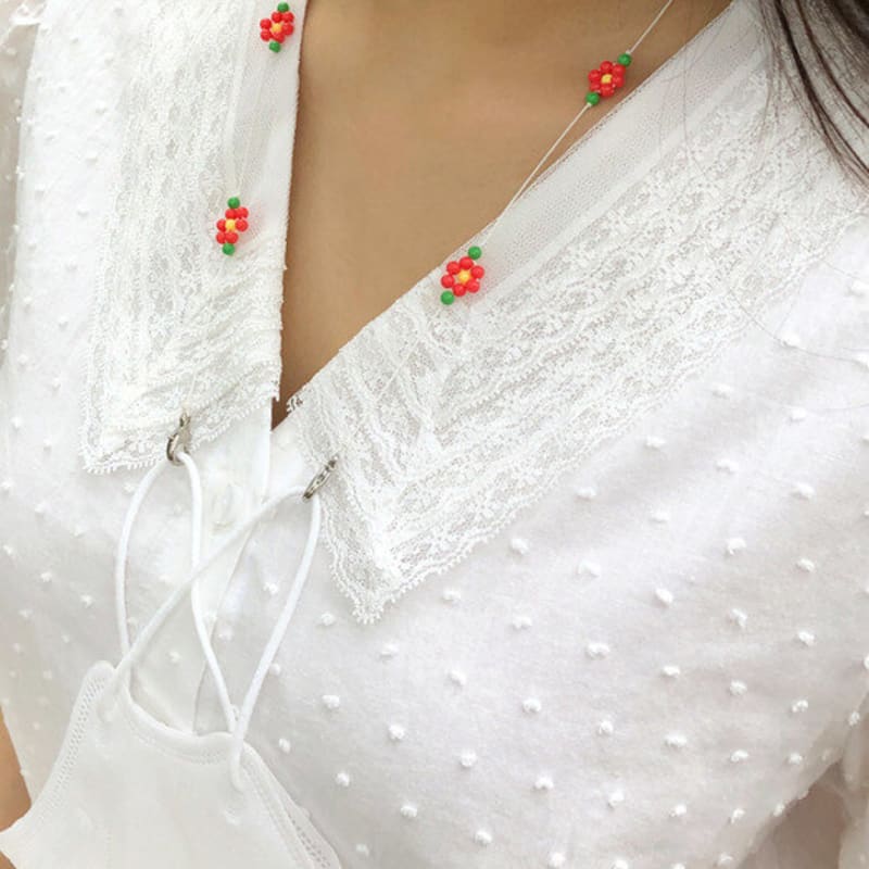 PINK PINEAPPLE COLOR WEBBING BELT_PINK