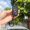 Schlüsselanhänger Schutzhülle Passend für Fiat Panda Dot Grande Punto Linea Stilo Streetka Fahrzeuge Bravo Silikon Auto Smart Key Fob Hülle Halterung