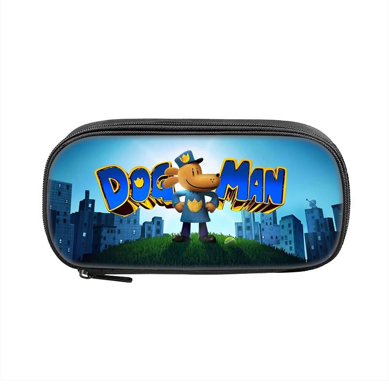 Dog Man Cartoon Etuis Leuke Cartoon Anime Etui Tas voor Student Grote Capaciteit Schoolbenodigdheden Rits Etuis