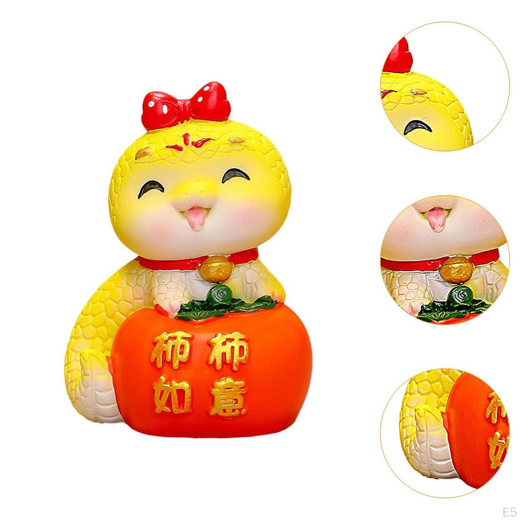 Schlangenfigur Cartoon Ornament Ideales Geschenk Miniaturstatue für Zuhause Party Büro