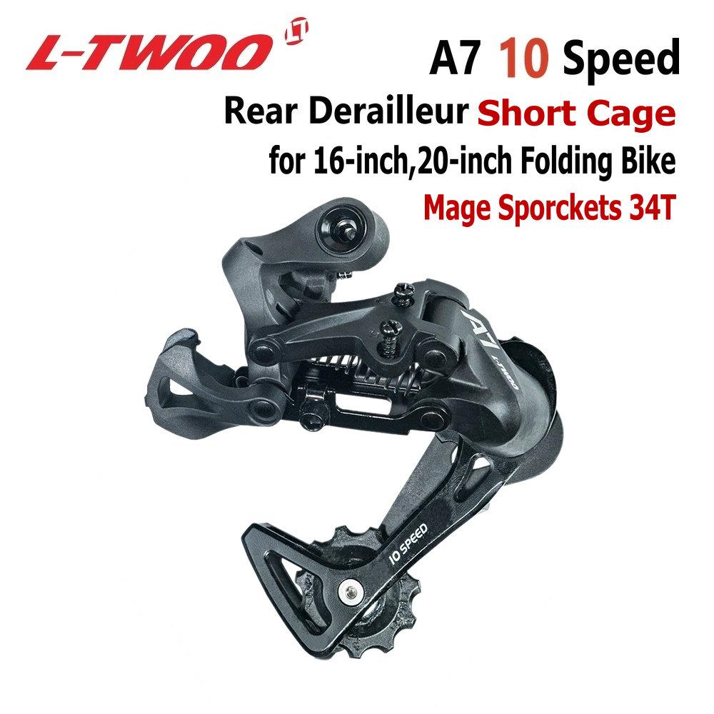 LTWOO A7 10s bicycle accessories rear derailleur short cage 32T 34T cassette manoplas bike mtb 10v match 10v X7 1:1 Ratio X5 9s A7 RD short cage