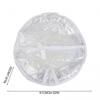 Double Zipper PVC Bag for Round Christmas Wreaths Lightweight and Transparent