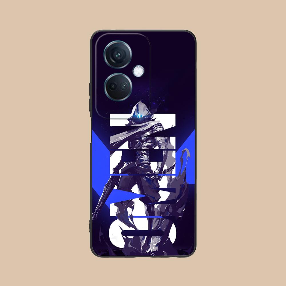 Valo Omen Phone Case for OPPO Reno 14 13 12 11 10 9 8 7 6 5 F T Pro 5G Soft TPU Shockproof Cover