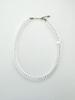 Oar [Silver 925] Vintage Mood White Quartz & Pearl Necklace