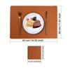 Placemat Leather Home Double-sided Rectangular Insulated Table Mat Restaurant Hotel Western Food Mat Waterproof Plcae Mat