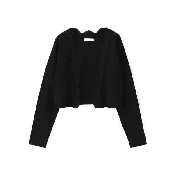 JILL by JILL STUART Women's Scalloped Edge Bolero Cardigan In Mauve