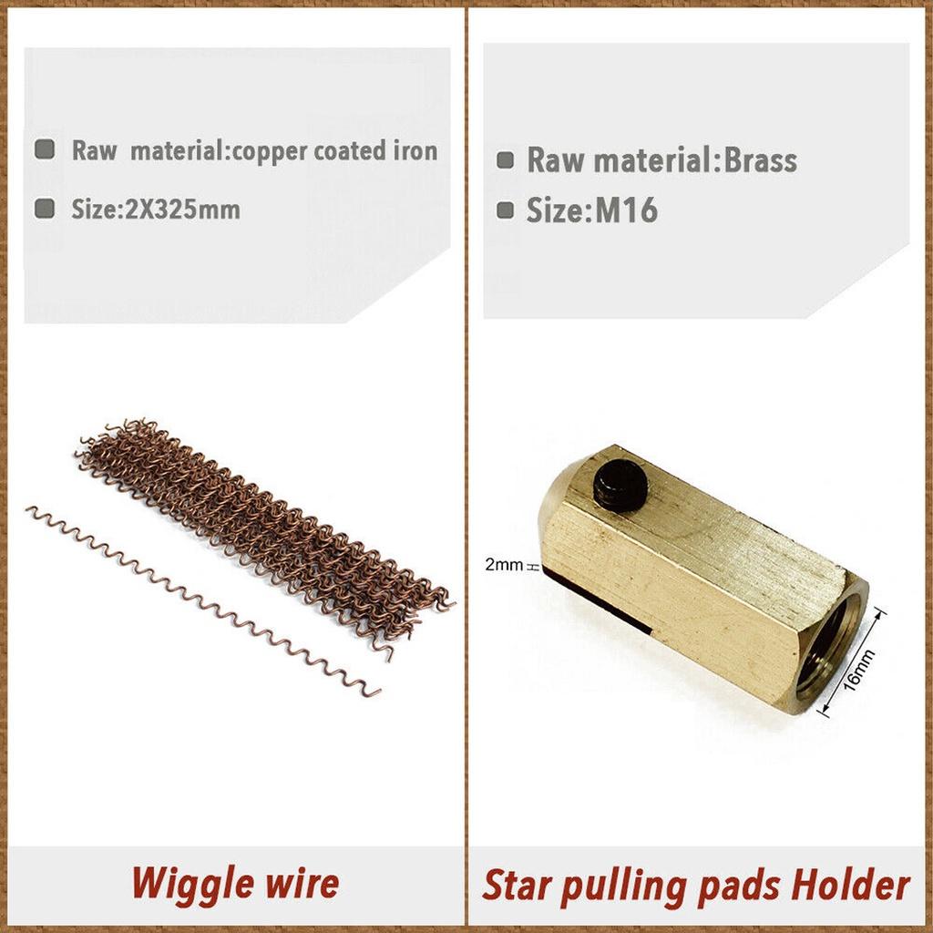 81PCS Kit Auto Inox De Indreptat Infundaturi Mașină de Reparație Sudor Punct Caroserie Auto Sudură Cu Știfturi