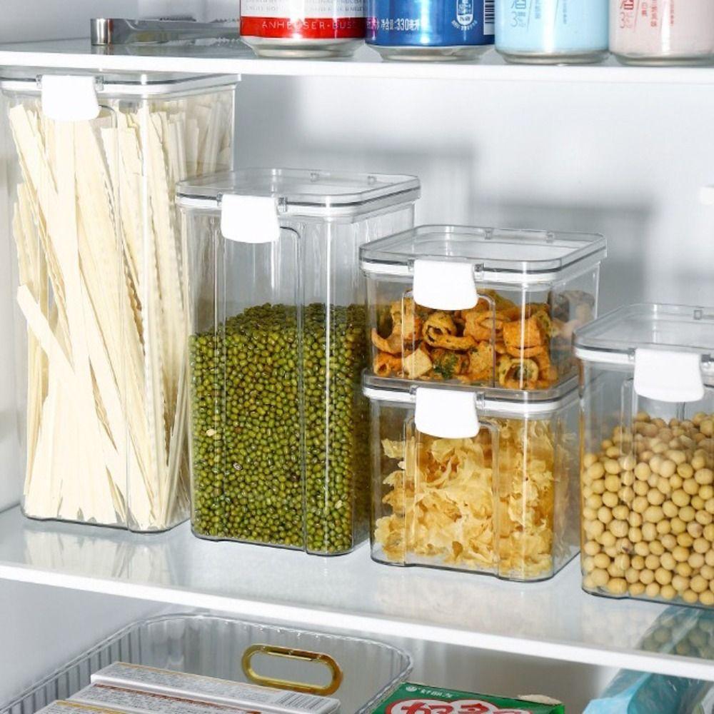 460/700/950/1300/1800ml Barattolo Trasparente per Conservare Snack e Caramelle Forniture per la Conservazione in Cucina