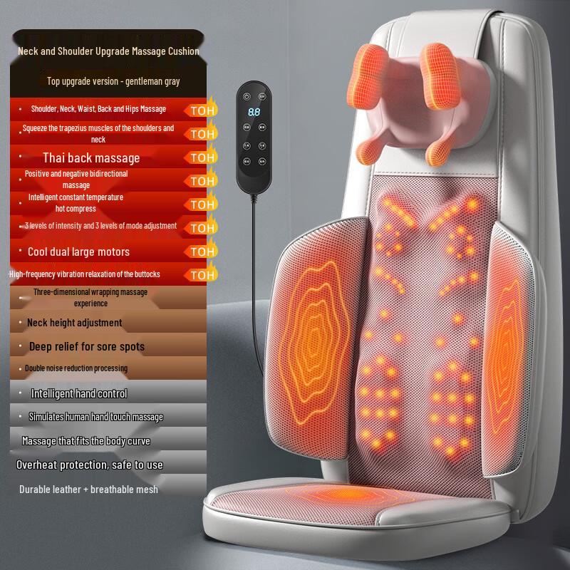 

Jun Seventeen DU Multi-function Neck & Waist Massager One Size