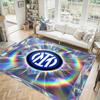 Borussia Dortmund Design Crystal Velvet Carpet Cozy Non?Slip Printed Rug For Bedroom Living Room Entrance