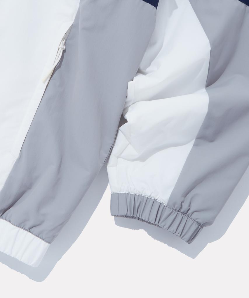 Reebok Sporty Colorblock Padded Jacket - Light Gray