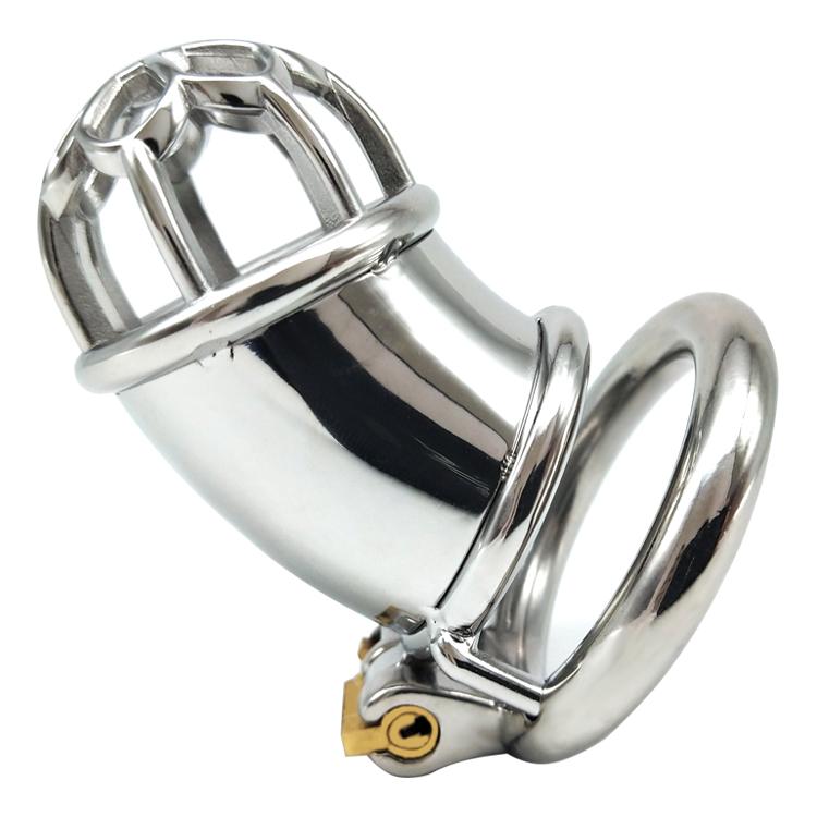 FAAK Chastity Cage 7.3Cm 304stainless Steel Man Chastity Lock Penis Cage Chastity Device in Sex Product for Male