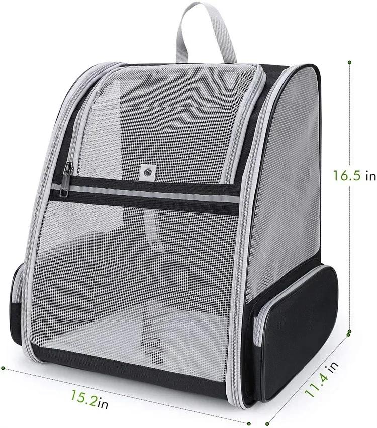 Portable Foldable Cat Bag Cat Pet Backpack Portable Breathable Shoulder Pet Outdoor Bag Large Capacity Pet Backpack