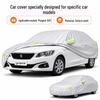 Peugeot 301 Universal Car Cover: Waterproof, Sun Protection, Heat Insulation with Oxford Cloth for All Seasons.