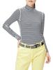 Inner Shirt BEATRIX PLUS Striped UV Antibacterial and Deodorizing X Dark Navy 00 [PEARLY GATES] Women's Long-sleeved Pattern, Moisture-wicking,