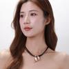 Clavicle Chain Simple Pendant Metal Premium Brushed Women'S Fashion Short Necklace