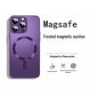 Magnetic Liquid Lens Protector for iPhone 15 PRO, CD Pattern Metal Paint, Apple 14 Electroplated Protective Phone Case X