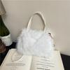 Mao Mao Handbag Women's Bag New Autumn and Winter High-end Sense Niche Super Soft Furry Messenger Shoulder Bag Plush