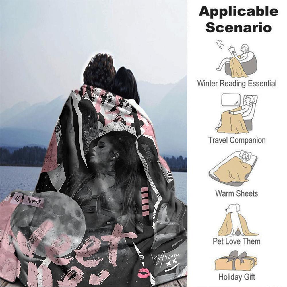 Music Art Celebration Blanket Soft Throw Blanket For Home Bedroom Bed Sofa Travel Office Solid Christmas Blanket