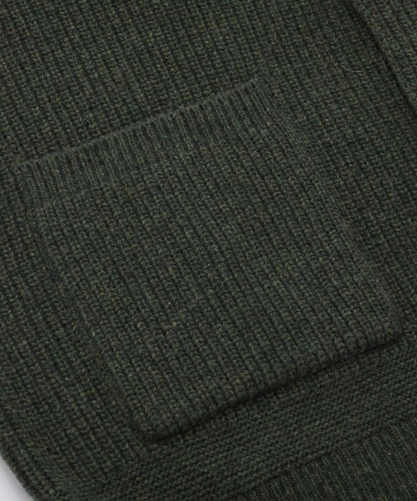 Frizmworks Heavy Wool Round Cardigan _ Forest Green