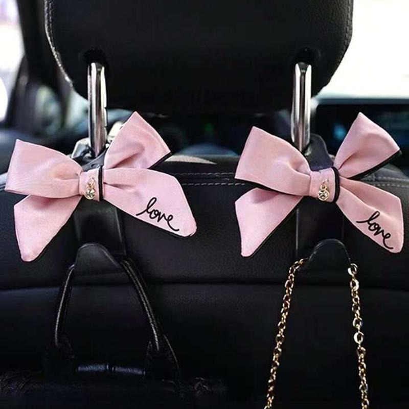 

2pc Car Headrest Storage Hook Car Seat Back Hanger Decorative Hook Auto Butterfly Styling Organizer Hook Car Interior Accessorie