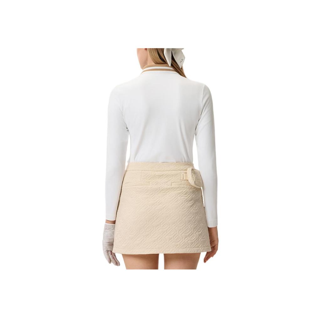 New FILA Golf Series Polo Shirt Women's Jade White A11W515213F-WT