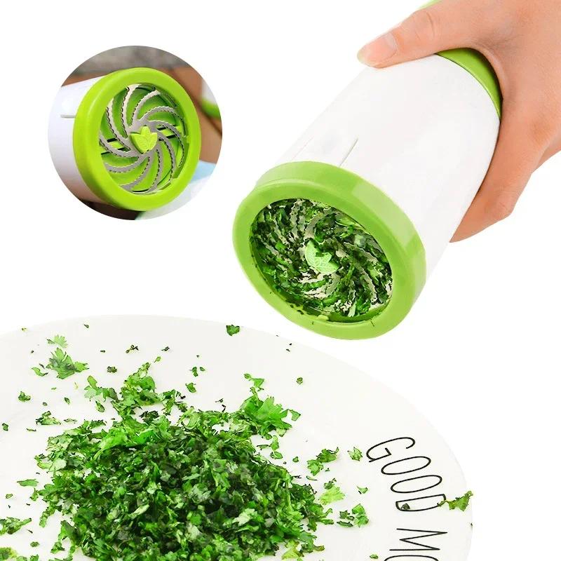 2025 New Manual Vegetable Grinder Stainless Steel Pepper Grinder Parsley Chopper Kitchen Utensils