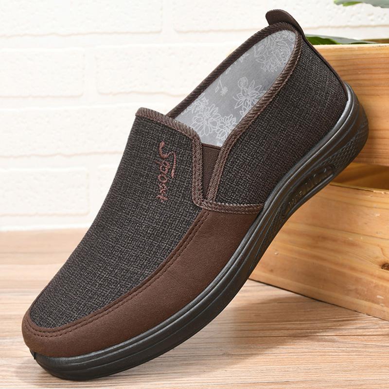 

****** 2025 new old ******* men s cloth shoes s**t sole breathable middle-aged and elderly father shoes, street stall shoes 44