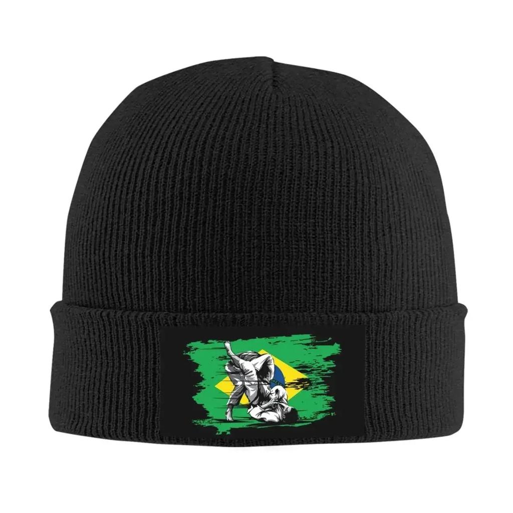 Brazilian Jiu-Jitsu BJJ - Gift For Martial Arts Lovers Warm Knitted Cap Bonnet Hat Autumn Winter Outdoor Beanies Hats Unisex Women