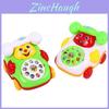 Plastic Toy Phone With Ringtone For Toddlers And Kids Educational Play