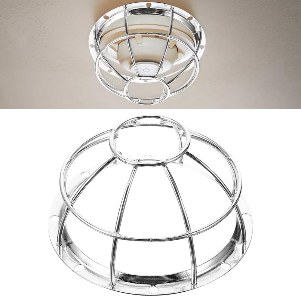 1PC Iron Smoke Detector Protective Cover Sprinkler Cage Bracket Fire Covers#