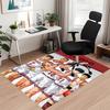 Custom Name Slam Dunk Printed Carpet, for Office Chair Living Room Bedroom Kitchen Room Decor Gifts.