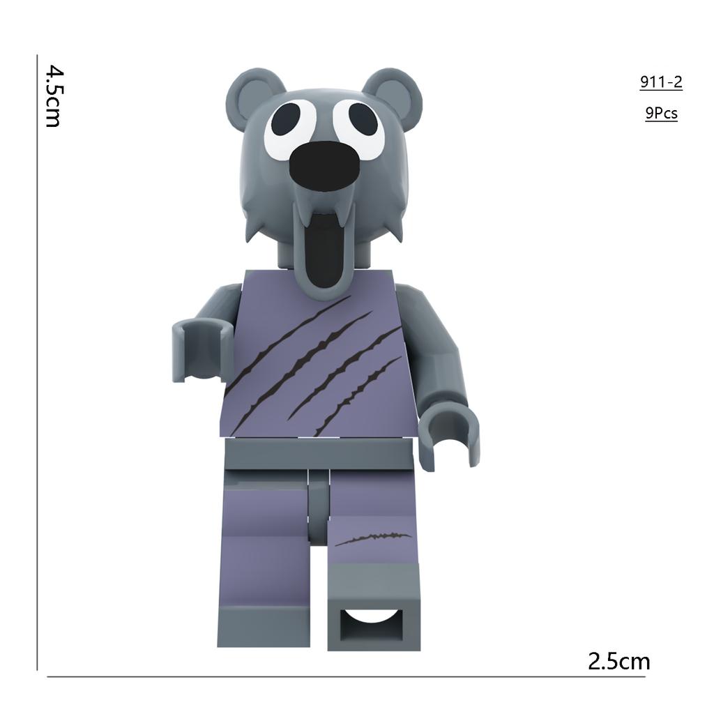 New 99 Nights In the Forest: Building Blocks, Bear Monster, Deer Monster, and Block Toys for 99 Nights Games In the Forest