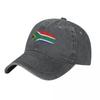 Artistieke vlag van Zuid-Afrika Baseballpet western Hoed Golfhoed Cosplay zwarte Petten Dames Unisex
