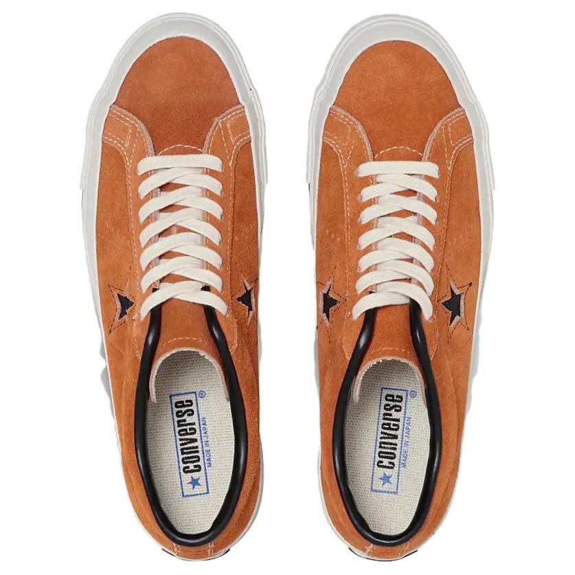 Converse One Star J Vtg Comfortable Versatile Non-Slip Durable Low-Top Skate Shoes Unisex Sneakers Orange 35200750