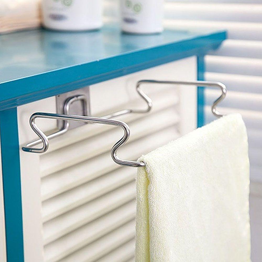 Papelera Kitchen Cupboard Cabinet Garbage Rack Storage  Hanger Trash Can Bin Rubbish Bag Holder