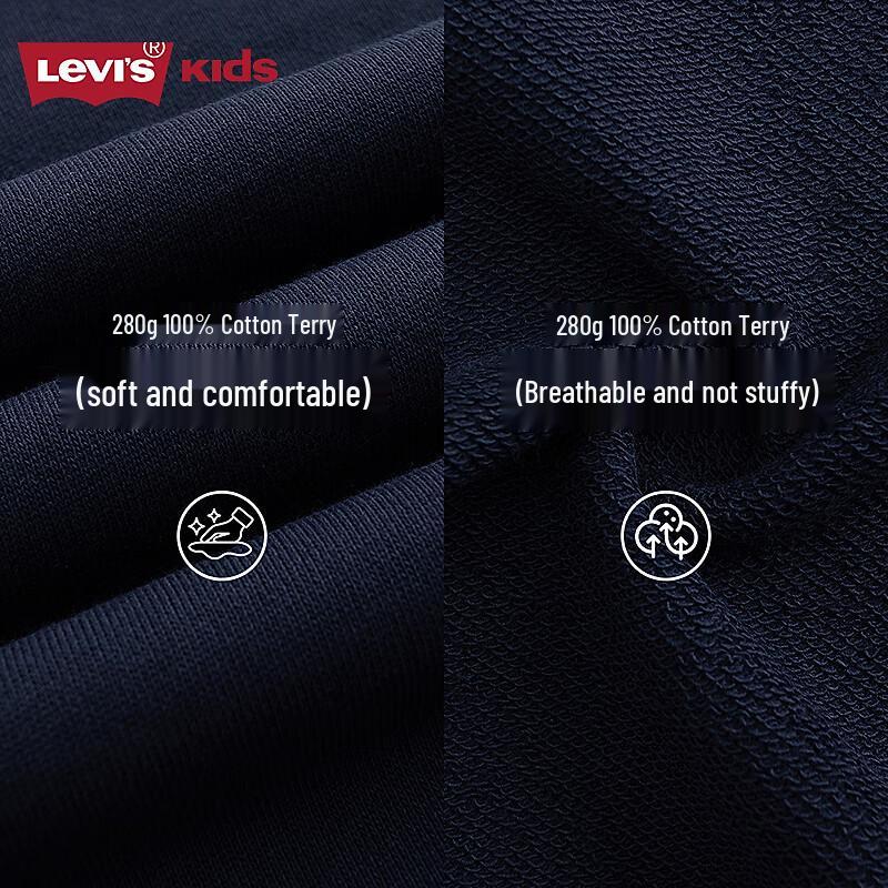 Levi's Kids' Fries Pattern Crew Neck Sweatshirt