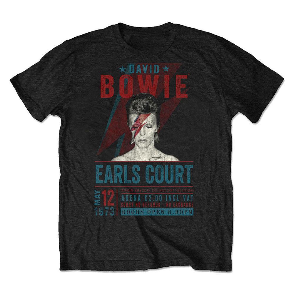 Tour David Bowie TShirt Cotton Graphic Tee Unisex Women Summer Streetwear