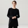 Lekasha Cashmere Mid-Length Loose Round Neck Sweater
