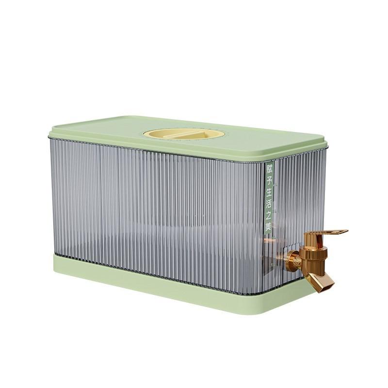 

Холодный чайник с краном Диспенсер для напитков с краном Контейнеры для сока и лимонада со льдом для вечеринок 4,5 л Диспенсер для воды для ежедневного использования зелёный