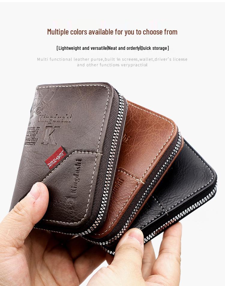 In Stock: 2023 Urban Minimalist PU Leather Card Holder - European & American Style