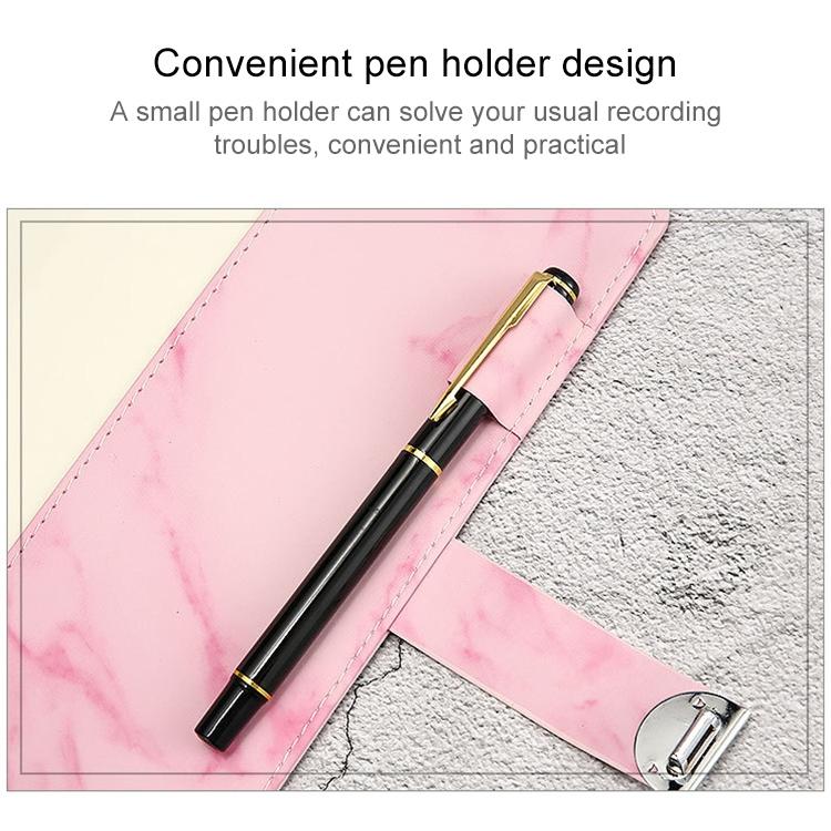 A5 Marble Texture Retro Password Lock Notebook Multifunctional Student Handbook Notepad